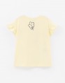 Светло-жёлтая футболка для девочки