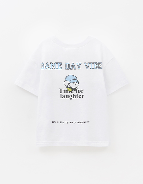 Белая футболка для мальчика