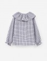 Блузка в клетку для девочки