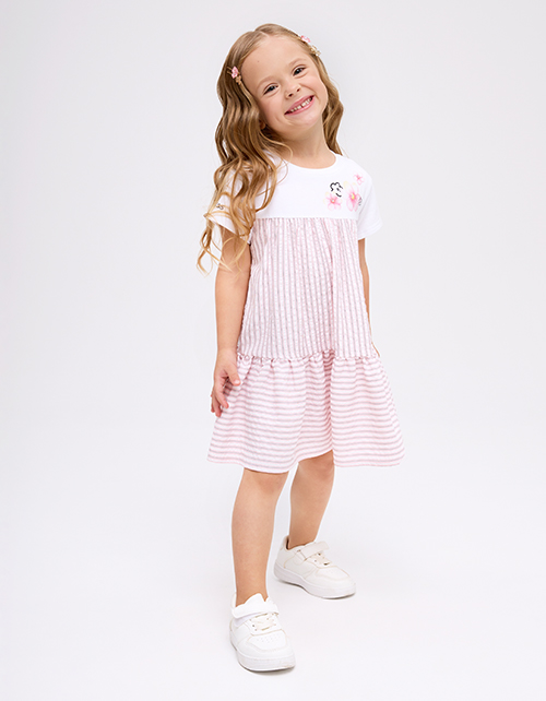 Платье в полоску для девочки Платье в полоску для девочки