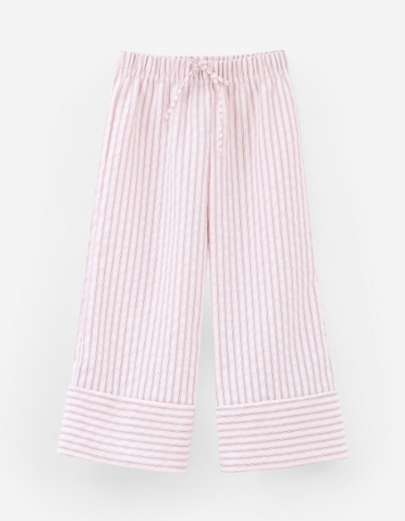 Брюки в пижамном стиле для девочки