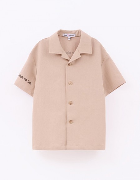 Льняная рубашка для мальчика