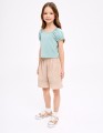 Мятный укороченный топ для девочки