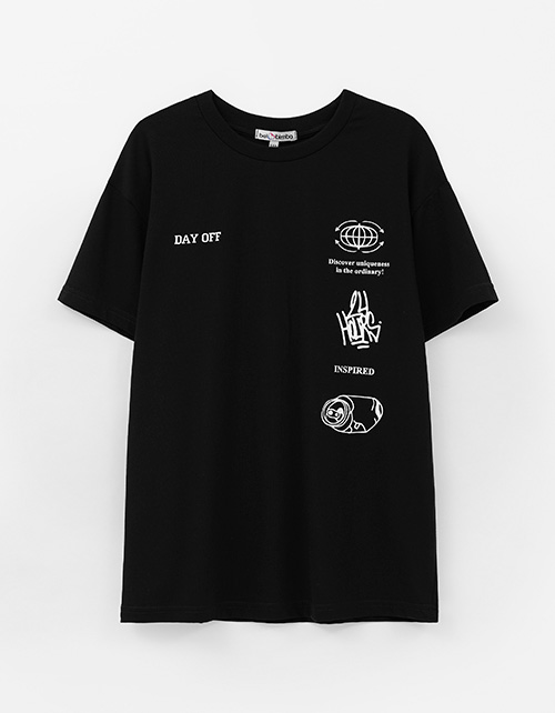 Чёрная футболка для мальчика Чёрная футболка для мальчика