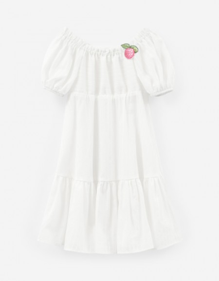 Молочное платье для девочки Молочное платье для девочки