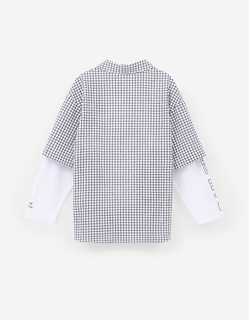 Рубашка в клетку для мальчика Рубашка в клетку для мальчика