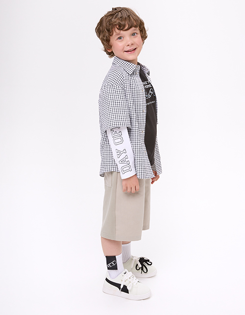 Рубашка в клетку для мальчика Рубашка в клетку для мальчика