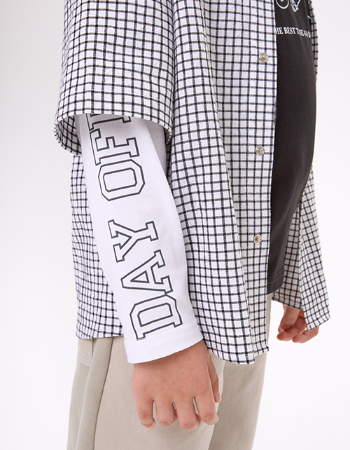 Рубашка в клетку для мальчика Рубашка в клетку для мальчика