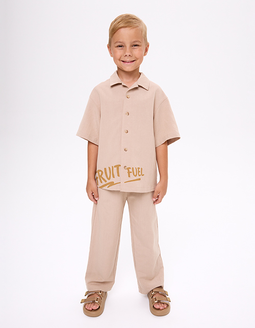 Льняная рубашка для мальчика Льняная рубашка для мальчика