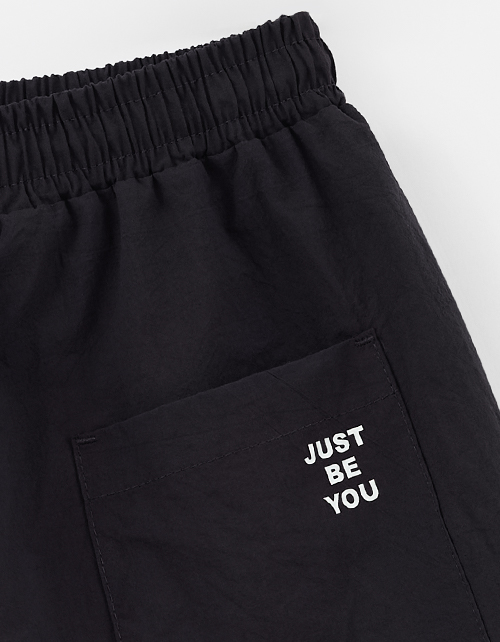 Чёрные шорты-боксёры для девочки