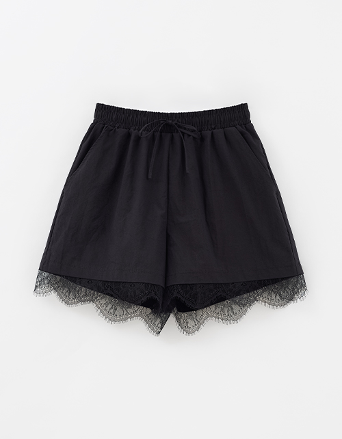 Чёрные шорты-боксёры для девочки