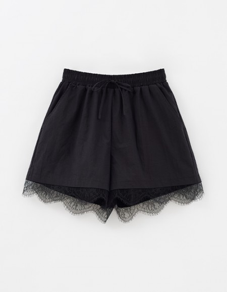 Чёрные шорты-боксёры для девочки