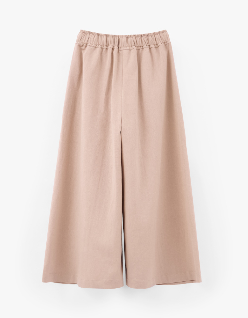 Льняные укороченные кюлоты для девочки Льняные укороченные кюлоты для девочки