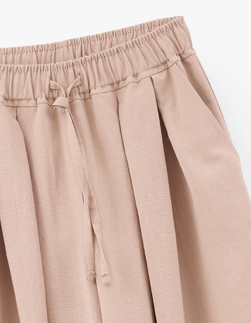 Льняные укороченные кюлоты для девочки Льняные укороченные кюлоты для девочки