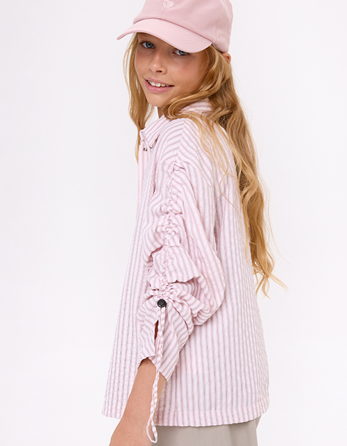 Рубашка в полоску для девочки