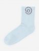 Авторские голубые носки для девочки
