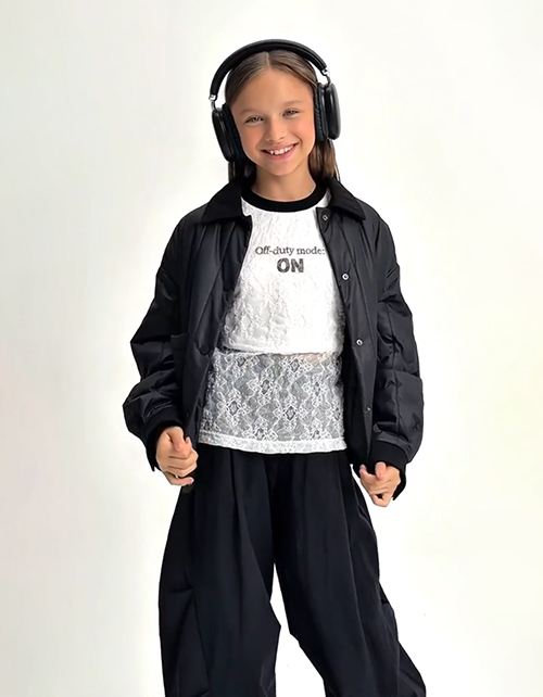 Чёрные багги для девочки