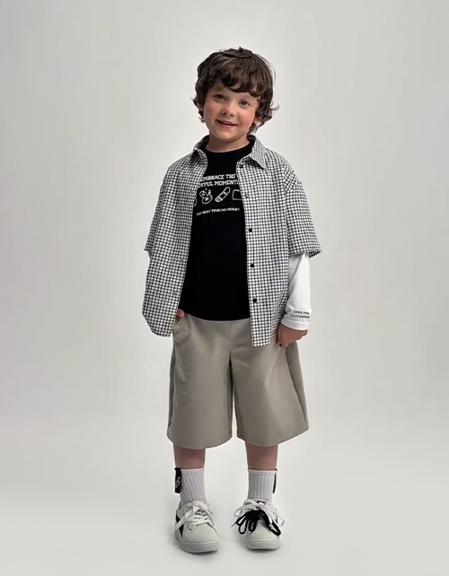 Чёрная футболка для мальчика