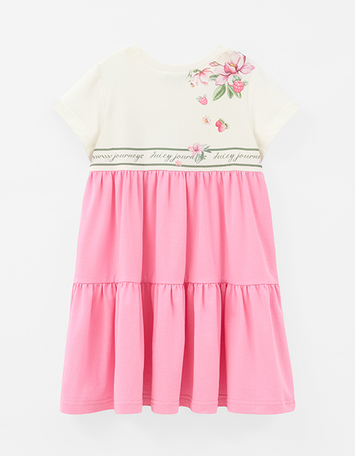 Яркое платье с каскадной юбкой для девочки Яркое платье с каскадной юбкой для девочки