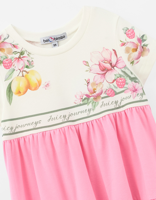 Яркое платье с каскадной юбкой для девочки Яркое платье с каскадной юбкой для девочки