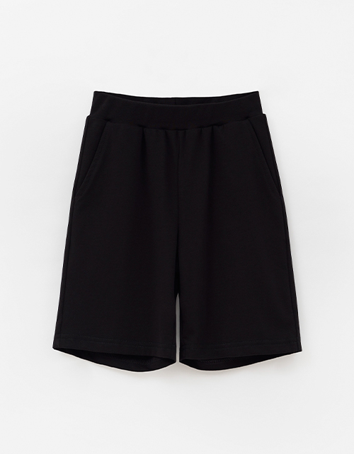 Чёрные шорты-бермуды для мальчика Чёрные шорты-бермуды для мальчика