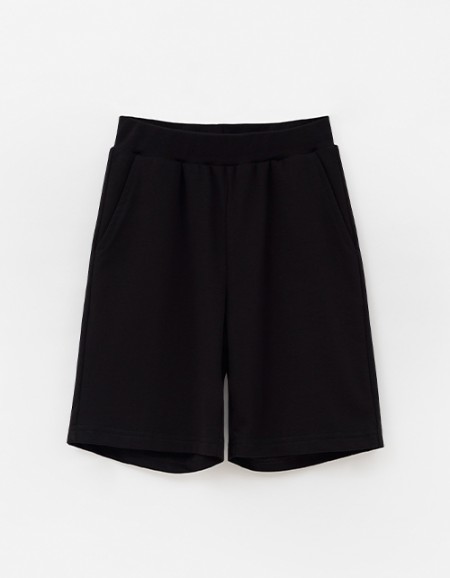 Чёрные шорты-бермуды для мальчика Чёрные шорты-бермуды для мальчика