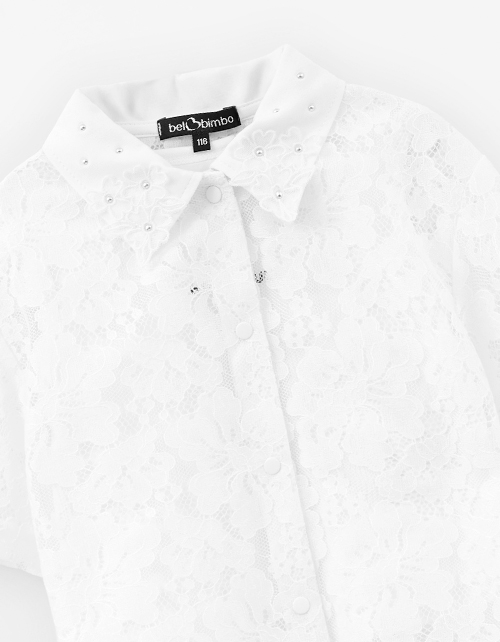 Ажурная блузка для девочки