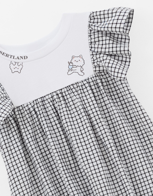 Платье в клетку для девочки Платье в клетку для девочки