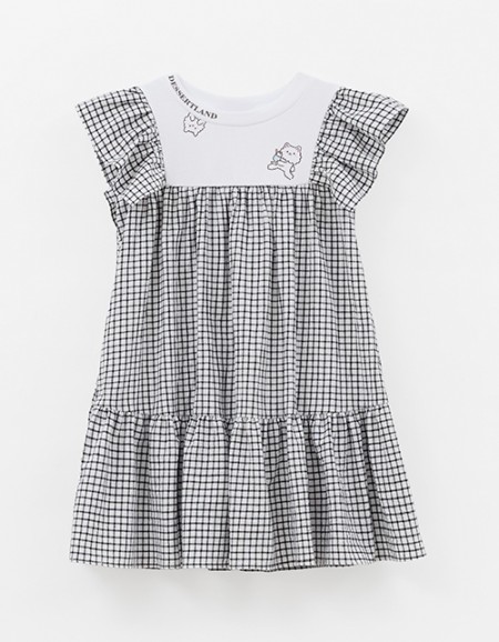 Платье в клетку для девочки