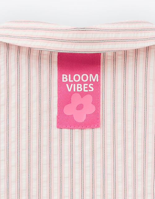 Рубашка в пижамном стиле для девочки