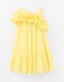 Летнее платье в светло-жёлтом оттенке для девочки