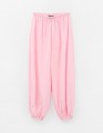 Светло-розовые брюки-аладдины для девочки