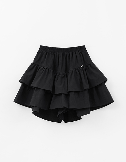 Чёрная юбка-шорты для девочки