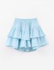 Светло-бирюзовая юбка-шорты для девочки