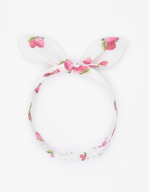 Повязка с малиной для девочки